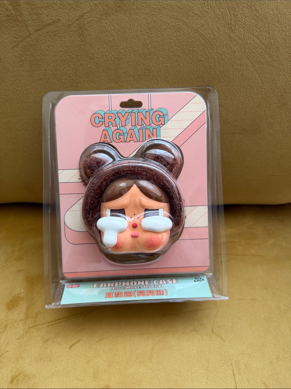 Crying Again CRY BABY Bear Ear Earphone Case